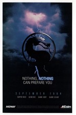 1994 MORTAL KOMBAT Vintage Original ANÚNCIO IMPRESSO | Aklaim Midway videogame, Genesis, usado comprar usado  Enviando para Brazil