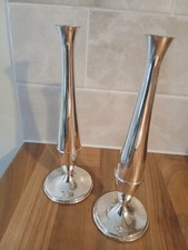 Pair silver tone for sale  BARNSLEY