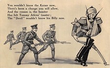 Postcard satire war for sale  BRISTOL