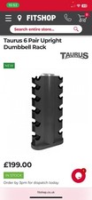 Pair upright dumbbell for sale  CROYDON