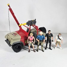 Vintage 1993 Kenner Jurassic Park Bush Devil Tracker Jeep 100% Completo + Figuras comprar usado  Enviando para Brazil