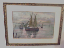Vintage sailboat seascape for sale  Neptune