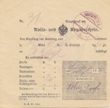 österreich 1920 aviso gebraucht kaufen  Köngen