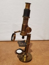 Antique brass microscope for sale  Saint Petersburg