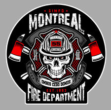 Sticker canada pompiers d'occasion  Châtillon