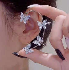 Silver. rhinestone butterfly for sale  LOCHGELLY