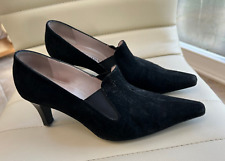 Black suede shoes for sale  WESTERHAM