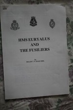 Hms euryalus fusiliers for sale  CREWE