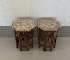 Pair indian inlaid for sale  BOURNEMOUTH