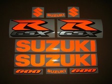 Adesivos para Suzuki GSX-R 600 personalizados reflexivos laranja conjunto de decalques gráficos k5 comprar usado  Enviando para Brazil