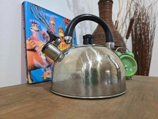 Chaleira pop assobiando cromada 20cm pop top 2L fogão de aço inoxidável - Gosford, usado comprar usado  Enviando para Brazil
