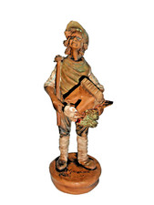 Statuina terracotta caltagiron usato  Ragalna