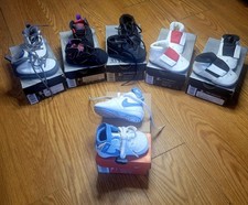 Tênis Nike Jordan Vintage Infantil Infantil Lote De 6 Pares (4) 2C (2) 2C, usado comprar usado  Enviando para Brazil