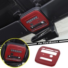 Cubierta de luz de lectura delantera de coche para Ford Bronco 21-24 accesorios rojo carbono segunda mano  Embacar hacia Mexico