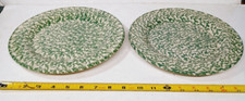 Roseville spongeware plates for sale  Newington