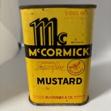 Mccormick mustard tin for sale  Sistersville