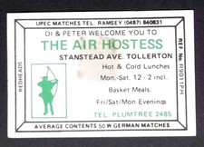 Matchbox label upec for sale Matchbox label upec for sale  EASTBOURNE