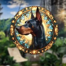 Doberman dog suncatcher for sale  UK