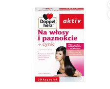 NA WŁOSY I PAZNOKCIE + CYNK Doppelherz 30 kaps. hair nails skin na sprzedaż  PL