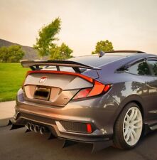 Difusor traseiro Honda Civic Si Coupe 2 peças barbatana curva 2017-2020 comprar usado  Enviando para Brazil