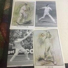 Postcards cricketers for sale  FARNHAM