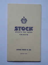 Stock trieste listino usato  Trieste