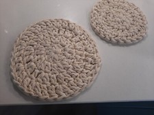 Coaster set natural for sale  PONTYPRIDD