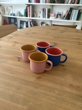 Set enamel mugs. for sale  LONDON