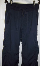 Calça Lululemon Dance Studio Cintura Média Forrada Azul Marinho Cinchável Tamanho 6 comprar usado  Enviando para Brazil