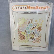 Kit de travesseiros Bucilla Needlecraft conchas natureza kit tesouros natureza 3303, usado comprar usado  Enviando para Brazil