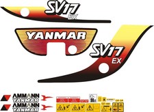 Conjunto de decalques Yanmar SV17EX mini escavadeira. comprar usado  Enviando para Brazil