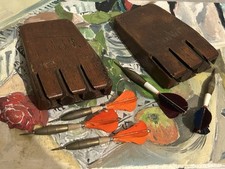 Antique wood darts for sale  BIRMINGHAM
