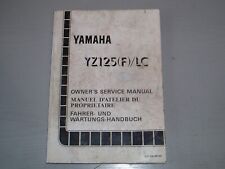 Yamaha yz125 workshop for sale  ARBROATH