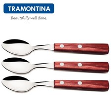 Colher de chá de café TRAMONTINA 3 - 6 -12 peças Conjunto Polywood Churrasco 21107470 comprar usado  Enviando para Brazil