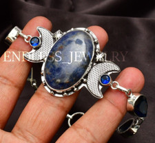 Sodalite gemstone 925 for sale  Shipping to Ireland