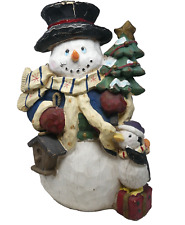 Ceramic snowperson figurine for sale  Shipping to Ireland