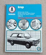 Hillman imp autobook for sale  BOGNOR REGIS