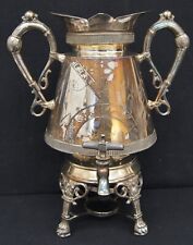 ANTIGA PLACA DE PRATA DERBY & CO quádrupla Samovar 1900s comprar usado  Enviando para Brazil