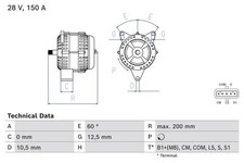 Lichtmaschine generator bosch gebraucht kaufen  Bautzen-Umland II