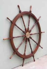 Volante náutico Titanic Captain Ship 72" BARCO DE MADEIRA PIRATA decoração para casa comprar usado  Enviando para Brazil