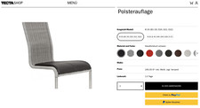 Tecta leder polsterauflagen gebraucht kaufen  Willich