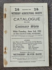 Wetherby agricultural society for sale  SCUNTHORPE