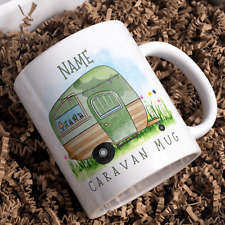 Personalised caravan mug for sale  SPALDING