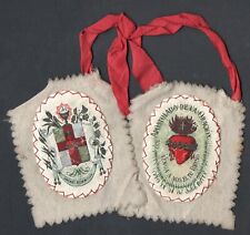 Escapulario distente antigo del Sagrado Corazon, usado comprar usado Escapulario distente antigo del Sagrado Corazon, usado comprar usado  Enviando para Brazil