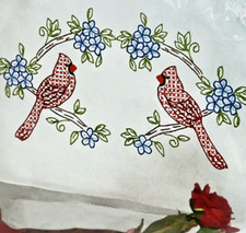 Cardinals birds pillowcase for sale  Citra