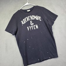 Usado, Camiseta masculina estilo Y2K Abercrombie Fitch vintage L desgastada grunge rasgada comprar usado  Enviando para Brazil