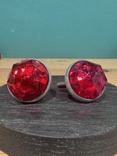 Pair red glass for sale  Keyport