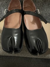 Black patent tabi for sale  MILTON KEYNES