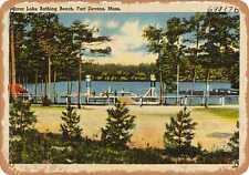 Metal sign massachusetts for sale  Minneapolis