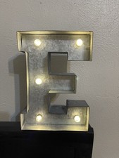 Galvanized metal letter for sale  Cypress